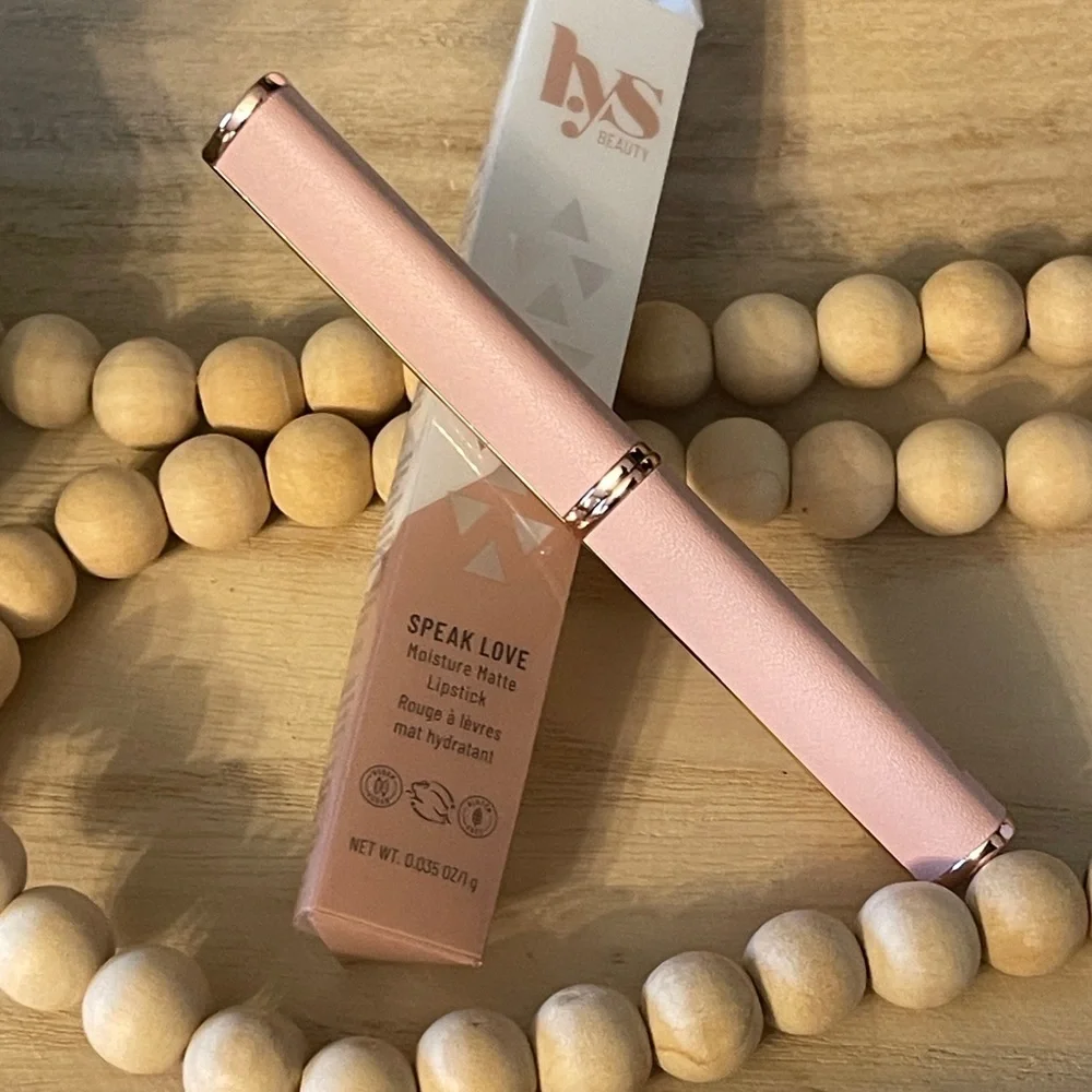 LYS BEAUTY Speak Love Moisture Matte Lipstick In Joyful (Peachy Coral)